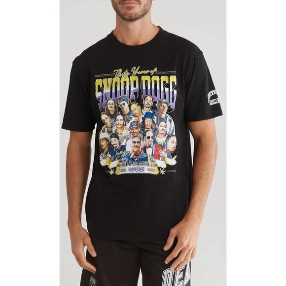 Snoop Dogg 30 Years Of Death Row TShirt 90’s Doggystyle Rap Graphic Gin & Juice - Picture 4 of 11